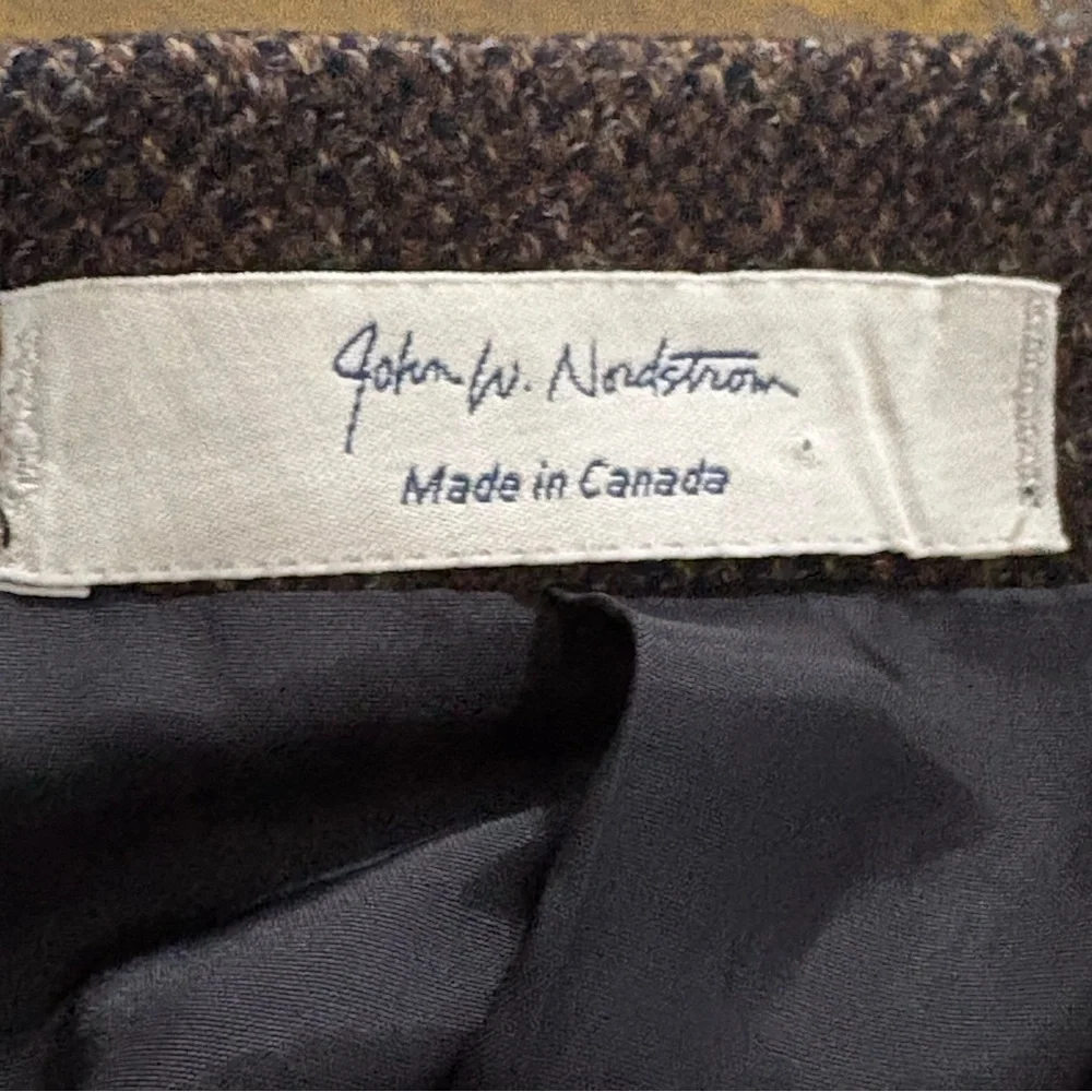 John W. Nordstrom‎ Wool Cashmere Blazer Jacket Mens 46 L-T Brown Sports Coat
